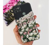 For Motorola Moto G9 Power Case Moto G9 Play Silicone Soft Cover Fashion Flower Painted Matte Case For MotoG9 Power TPU Fundas