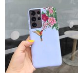 For Samsung S21 Ultra 5G Case Galaxy S21 Ultra With NFC Fashion Soft Liquid Silicone Phone Shell Samsung Galaxy S21 SM-G998B