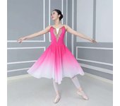 Children's and Adult Ballet Long Party Practice Skirts, Three Fashionable Dances, Degraded Colors, High Quality, 2022
