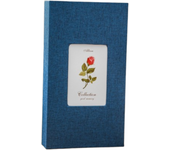 Slip-in Style Linen Photo Album 300 Sheets Fabric Cover Souvenir Photos Books 6-Inch Window Design Picture Albums Family