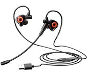 Professional Game Wired Earphones 3.5mm AUX/Type C/USB In-Ear Headset With Detachable MIC For iPhone15/16 Desktop laptop PS4