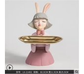 Nordic Resin Crafts Modern Bubble Girl Sculpture  Home Decoration Living Room Decor Housewarming Birthday Gift Statue Ornaments