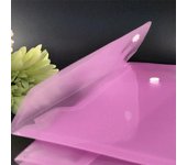 A4 Clear Document Bag 6 Colors Paper File Folder Letter Envelope Pockets Clips Book Storage Stationery School Office Supplies