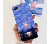 For Xiaomi Mi 8 Lite Case Clear Silione With Cute Painted Soft Phone Back Cover For Xiomi Mi 8 Lite Fundas Mi8Lite Coque Capas