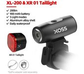 XOSS XL200 200lm Bike Headlight Waterproof Tpye-C Rechargeable MTB Front Lamp Bicycle Flash Light
