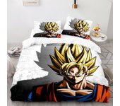 Quilt Cover Japan Anime Ball Z Goku Quilt Cover Pillowcases D-Dragon Bedding Set Otaku Single Double Children Adult Anime Lover Gift
