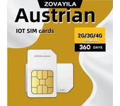 360MB data SIM card 2G/3G/4G ZOVAYILA children, elderly, pet car ST-902L/TK303F/TK915 GPS positioning tracker Austria