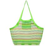 Fast Dry Mesh Beach Storage Bag Washbag Foldable Sea Shell Bag Durable Portable Sand Toys Collector Outdoor/Camping