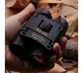 Prismáticos Plegables Compactos-Claridad de Largo Alcance-Visión Nocturna-Ideales para Camping y Viajes con Estuche Protector
