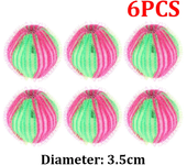 6/12pcs Washing Machine Laundry Balls Hair Remover Lint Catcher Fluff Cleaning Balls Reusable Dirty Collection Laundry Ball