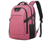 Mochila de negocios para hombre, morral ligero e impermeable de 15,6 pulgadas con carga USB para ordenador portátil de viaje, bo