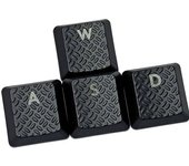DIY Custom Keyboard Keys, 4 Uds, ABS Backlit GL Touch Switch Key, With Textured Anti Slip Cover, Suitable For G913 G915 G813