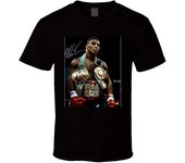 Mike Tyson 3 Belts Cool Retro Boxer Fan T Shirt Black