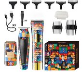 Original kemei combo kit hair clipper for men professional shaver electric hair trimmer beard hair cutting machine