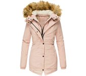 Otoño Invierno chaquetas con capucha Ropa de mujer de moda para mujer abrigos cálidos
