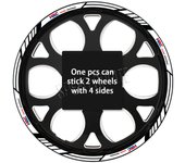 Reflective Wheel Sticker Rim Strips Tape Hub Decal Accessories For Honda HRC CBR650R cbr 600 rr CBR 600 F4 f4i  CBR1000RR 250rVehicle Wraps