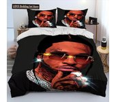 Hip Hop Art Rapper Legend Star Comforter Bedding Set,Duvet Cover Bed Set Quilt Cover Pillowcase,king Queen Size Bedding Set Boys