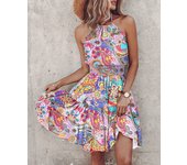 Verano para Mujeres Vestido de Moda Femenina