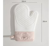 Guantes para Horno de Cocina, Manoplas Horno Resistentes, Guantes de Horno Resistentes al Calor , Juego de  Cocina de Silicona Resistentes al Calor Aptos para cocinar, Hornear y Asar