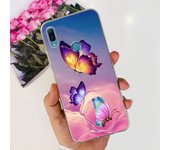 For Huawei Y6 (2019) Phone Case Y6 Prime (2019) Back Cover Transparent Slim Soft TPU Rubber Bumper Child Fashion Cartoon Pattern