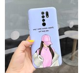 For Redmi 9 Case Girl Child Soft Silicone Phone Cover For Xiaomi Redmi 9 Redmi9 Protective Back Cover Bumper