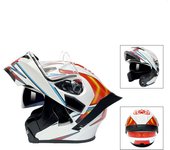 Casco integral moto mujer aire libre modular hombre MX Carreras de Locomotora