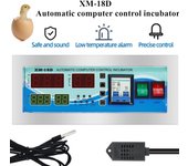 XM-18 Mini Digital Automatic Egg Incubator Control System Computer Control Incubator Poultry Incubator Egg Hatcher System 40%Off