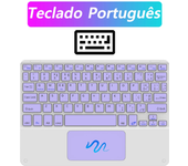 10 inch Wireless Bluetooth Keyboard with Touchpad For Samsung iPad Xiaomi Lenovo Huawei Universal Tablet Keyboard