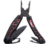 Cuchillo Multifunción Plegable con Alicates EDC - Kit Supervivencia Profesional para Camping, Pesca o Emergencias - Herramientas Antideslizantes de Acero Inoxidable (Alta Resistencia)