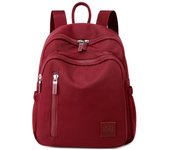 Mochila de hombro de Color sólido, Bolsa Escolar ligera e impermeable para estudiantes, Mini mochila portátil de gran capacidad, mochila de viaje