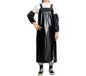 Waterproof Slaughterhouse Apron Wear-resistant Oil-proof Garden Overclothes Thickened with Sleeve Painting Apron Adult