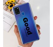 Matte Phone Case For Samsung galaxy A21S Smart Phone Cover Soft Silicone TPU Back Cover For Samsung A21s Galaxy Football Cartoon