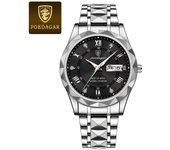 Premium luxury  Top Brand Man Wristwatch Waterproof Luminous Date Week Men Watches Stainless Steel Quartz Men's Watch Male reloj