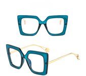 Nuevas gafas de sol de moda, gafas de sol cuadradas grandes para mujeres hermosas europeas, gafas planas de moda al por mayor