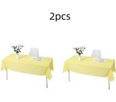 1pc Reusable Tablecloths 137x183cm BPA Free Plastic Dining Table Cover Cloth for Parties Picnic Camping Disposable Tablecloths