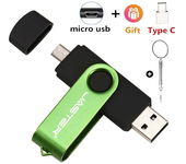 JASTER 3 in 1 USB Flash Drive TYPE-C Adapters Gifts Pen Drive OTG Memory Stick U Disk for Android SmartPhone PC 16G 32G 64GB