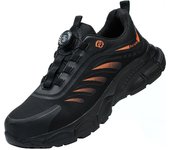 Zapatos de seguridad para el trabajo antideslizantes de acero, resistentes a pinchazos, para hombre, zapatillas para caminar res