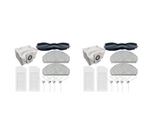 2set for Ecovacs Deebot T10/T10 Plus Robot Vacuum Cleaner Main Side Brush Dust Bag Hepa Filter Mop Cloth Spare Parts