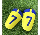 Leg Protective Football Shin Pads Shock Absorbing Lightweight Training Shank Board Leg Cover Mini Size Soccer Shin Guards