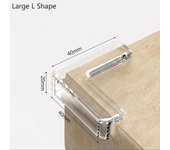 Protector de Esquina de silicona para bebé, Protector de Esquina de estritorio, protección de Bordes de seguridad para niños, 4 piezas