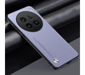 Funda de lujo de cuero PU para Vivo X100 Ultra Cubierta trasera de silicona mate, protección total contra golpes