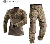 Hanye tactical suit/camouflage shirt+tactical pants/mountaineering suit