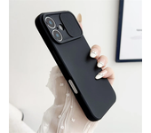 Funda Protectora de Lente de Cámara Deslizable de Silicona Compatible con iPhone 16-11 Pro-X-Se