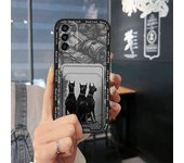 Shockproof TPU Phone Case For Samsung Galaxy M13 4G Global/SM-M135F Waterproof Card bag Silicone Graffiti Fashion Design