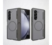 Magsafe Matte Back For Samsung Galaxy Z Fold 6 Case Spring Hinge Invisible Bracket Magnetic Protective Film Cover