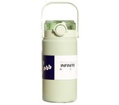Gym Drinkware 1L/1.2L Thermos Cup Large Capacity Stainless Steel Straw Thermal Bottle Keep Hot/Cold Vacuum Flask Outdoor