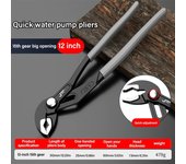 Adjustable Water Pump Pliers Multi-function Heavy Duty Large Opening Water Pipe Pliers Pipe Wrench For Plumber