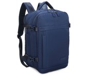 Mochila Cabina Ryanair 40x20x25cm (20L)  Mochila Viaje Avion Impermeable Compatible con Computadora Portátil 14 Pulgadas con Puerto de carga USB  Equipaje de mano Alta Resistencia  Mochila Para MultiusoNegro/AzulMarino/Khaki/Morado/Rosa
