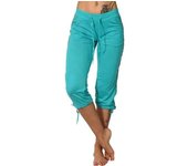 Women's Mid-drawstring and Pocket Leggings, Shorts, Pants, New Summer Fashion Casual Pants