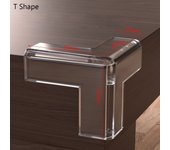 Protector de Esquina de silicona para bebé, Protector de Esquina de estritorio, protección de Bordes de seguridad para niños, 4 piezas